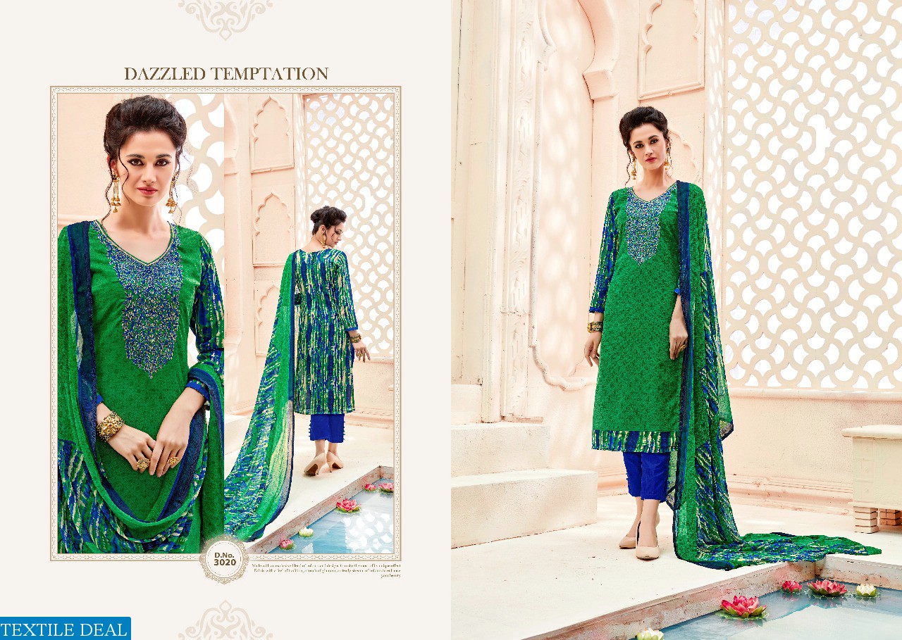 nazakat vol4 Wholesale Cotton Work Dress material textiledeal.in